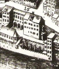 Stadtplan Merian 1615. Foto des StaBS.