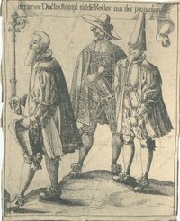Hans Heinrich Glaser, Der neue Doktor kommt mit dem Rektor aus der Promotion, 1634