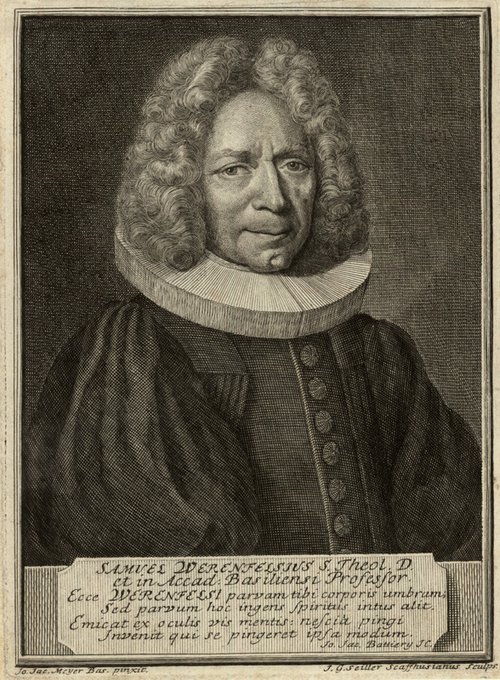 Samuel Werenfels, UB Portr BS Werenfels S 1657, 1